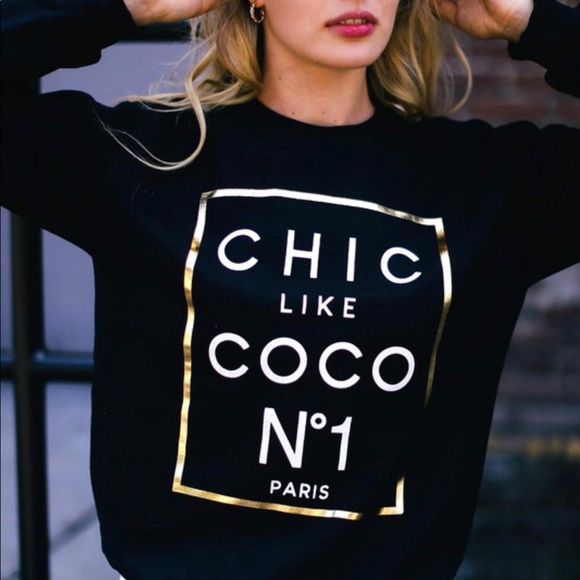 Chic like Coco Graphic Sweatshirt Premium cotton - Picture 5 of 12